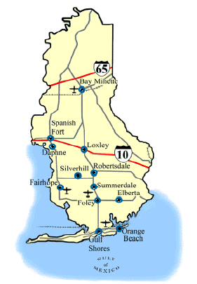 Baldwin County Map 2 